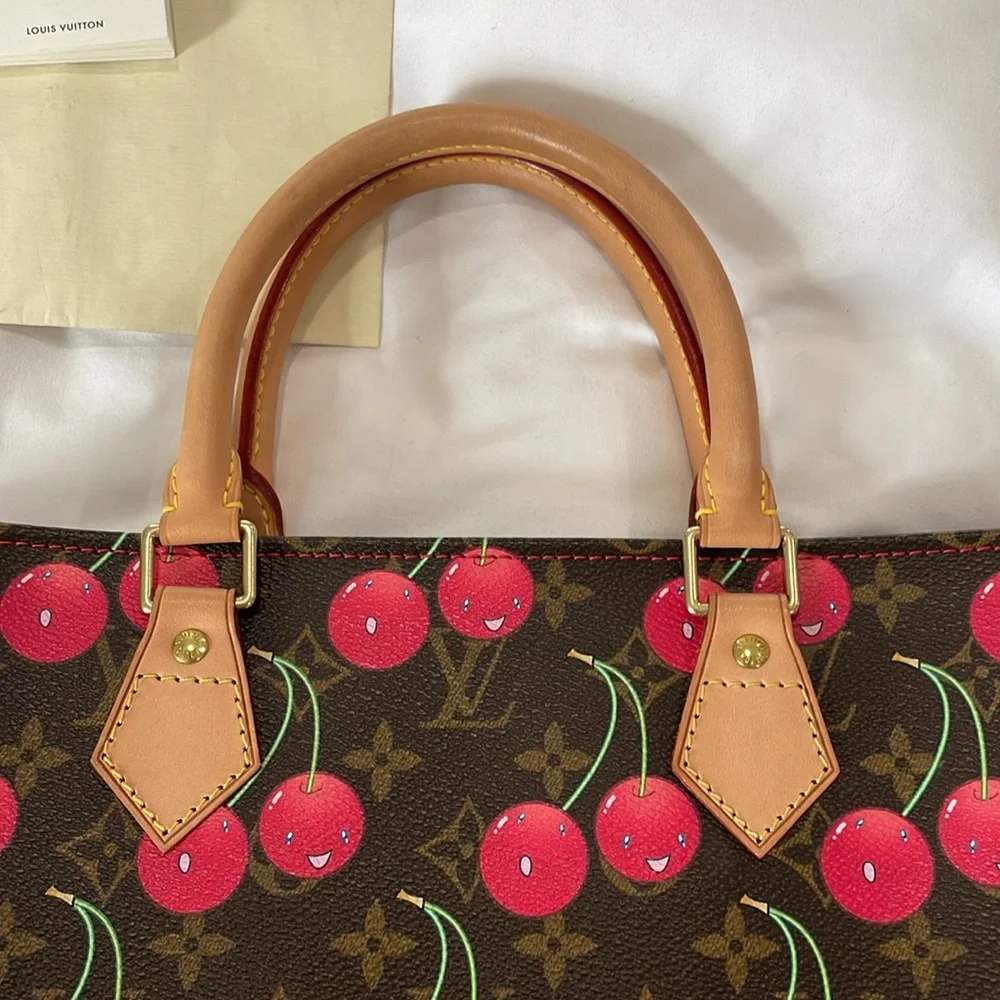 Takashi Murakami X Louis Vuitton Monogram Cerises Sac Plat - Picture 8 of 17